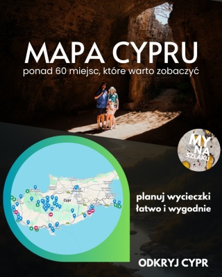 Cypr - mapa atrakcji online