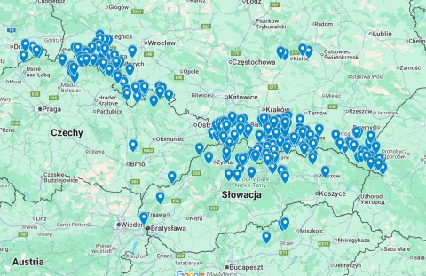 Góry z dzieckiem - mapa górskich szczytów online