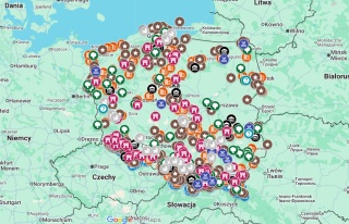 Interaktywna mapa atrakcji w Polsce - ponad 950 ciekawych miejsc