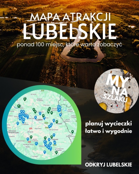 Lubelskie - mapa atrakcji online