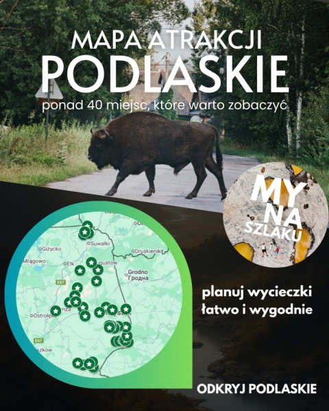 Podlaskie - mapa atrakcji online