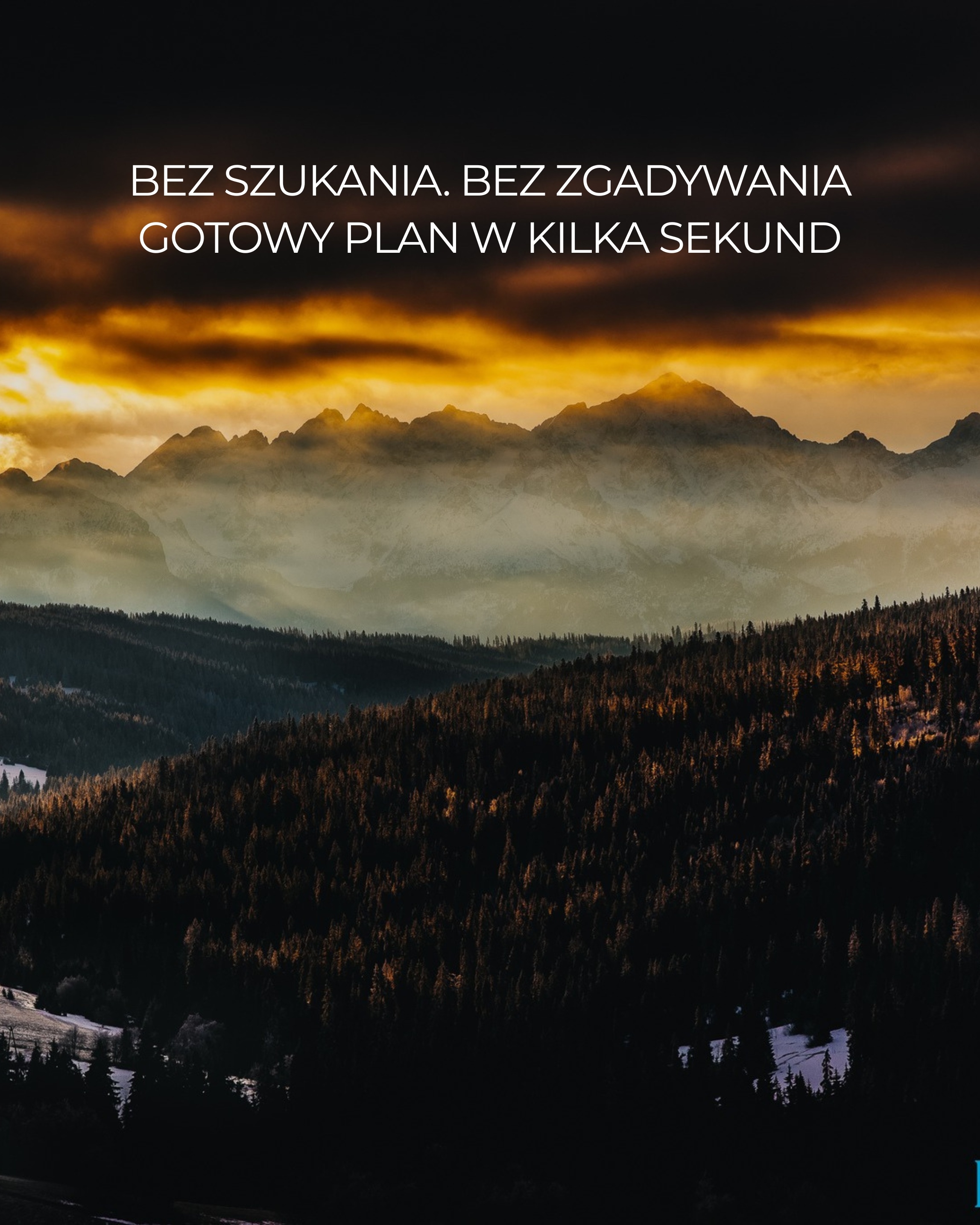 Mapa polskich gór